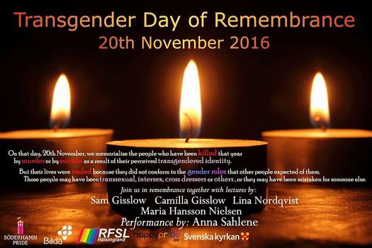 Transgender Day of Remembrance i Vågbro Kyrka, Hälsingland